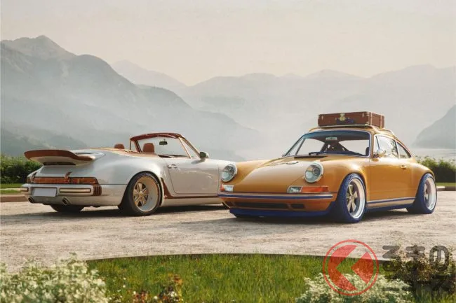 ルイ・ヴィトンがポルシェ964を完全ドレスアップ！4.0L水平対向6気筒＋6速MTの2台を公開