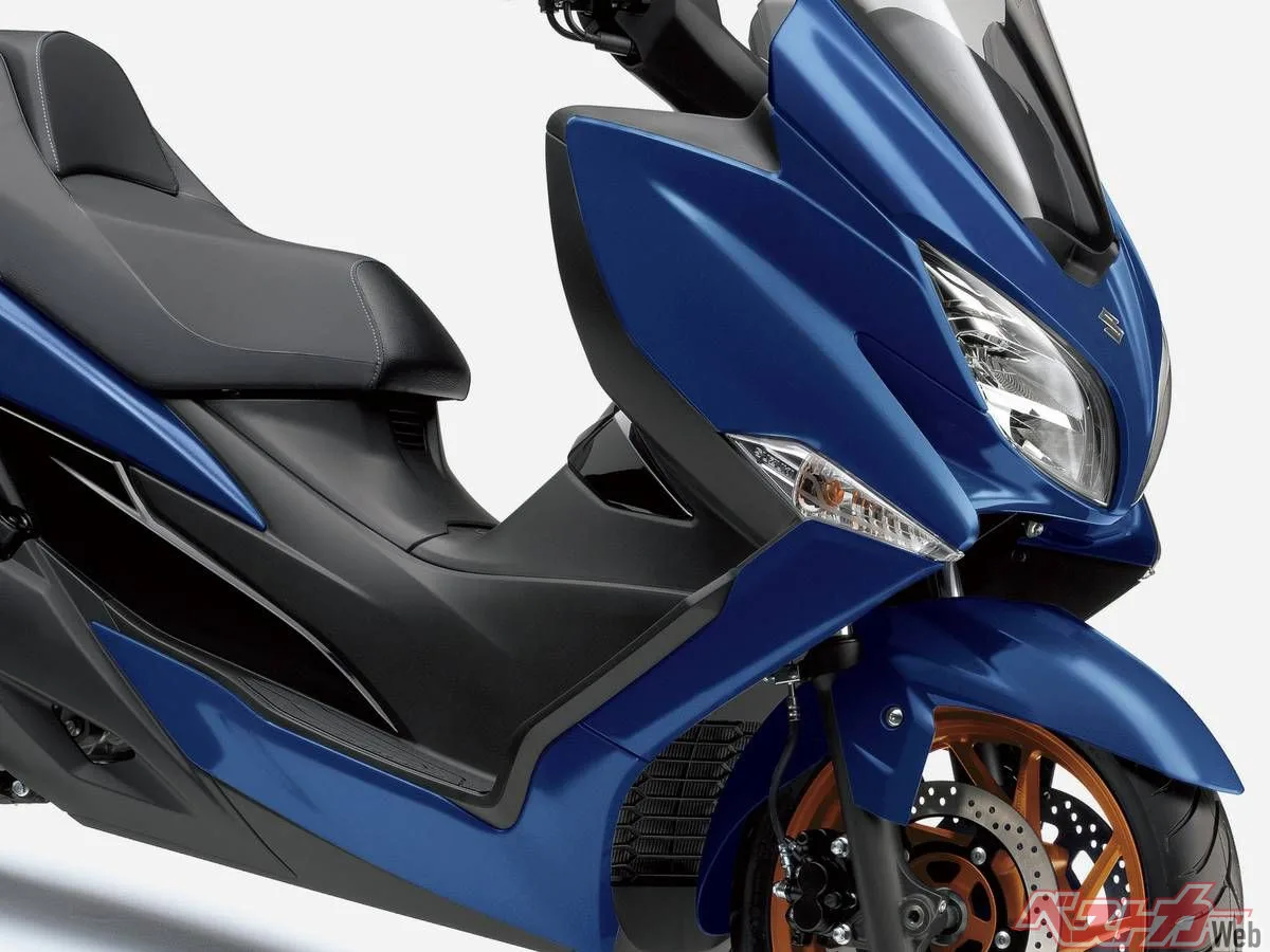 スズキ バーグマン400 ABSがE10対応で2027年モデル登場、価格は98万100円のまま