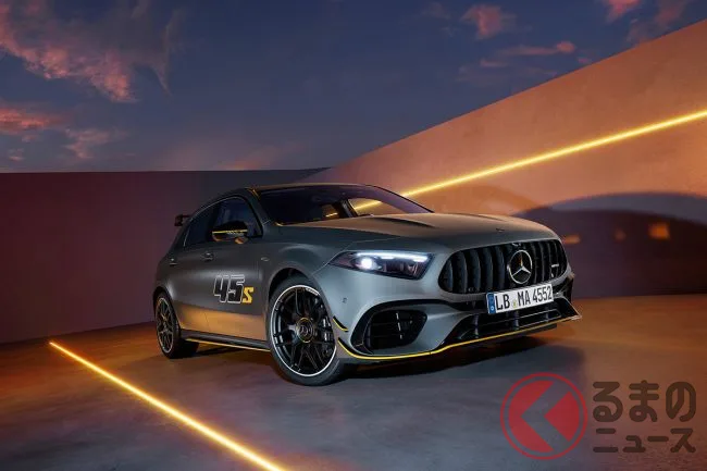 メルセデスAMG A45 Sファイナルエディション、421馬力4気筒ターボの最終進化形が登場