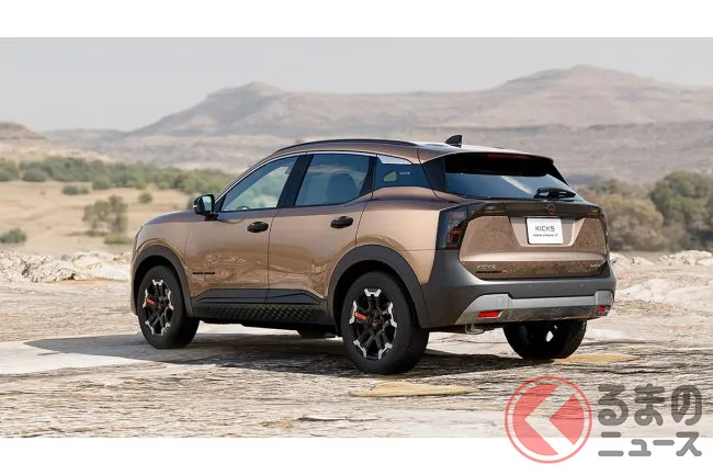 日産キックスに本格アウトドア仕様「ロッククリーク」登場。約400万円で防水シート＆e-4ORCE採用