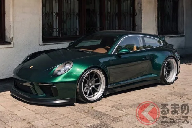 ポルシェ911がまさかのステーションワゴンに！ インデセントが放つ超ワイドなシューティングブレーク、2027年公開