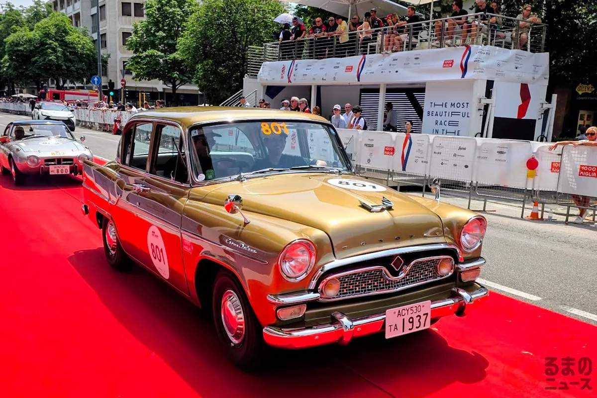トヨタがミッレミリア初参戦！初代クラウンで本場のクルマ文化に挑んだ1600km