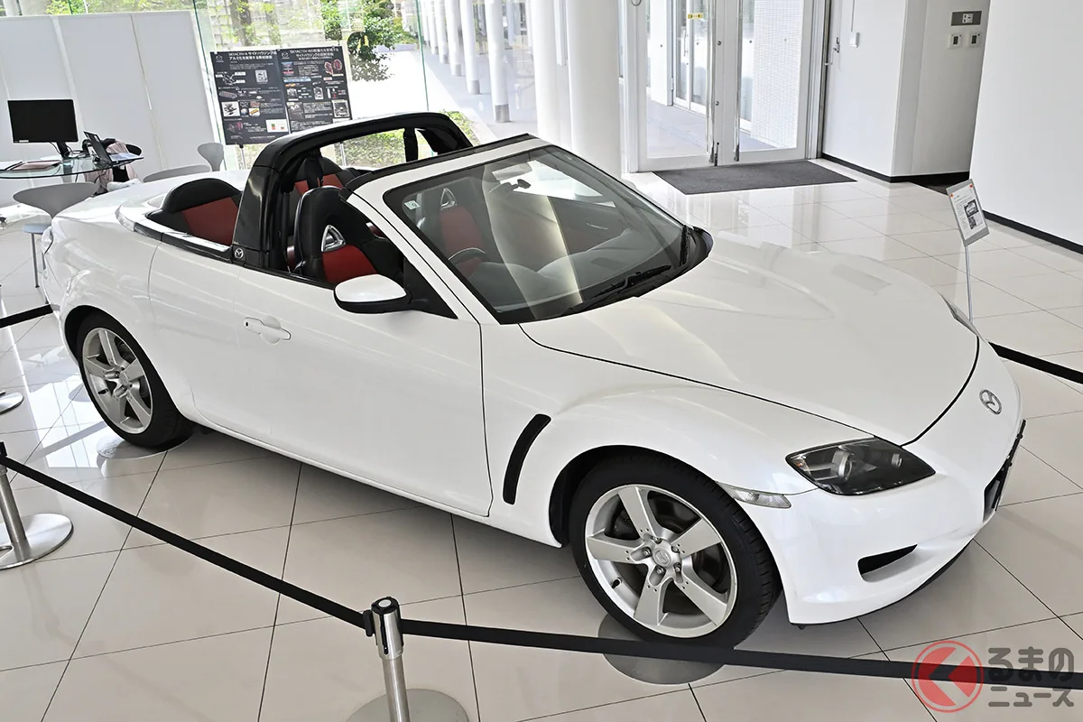 マツダRX-8に“完全オープン”の幻が存在！ 観音開き＋屋根なしの激レア1台を徹底解説