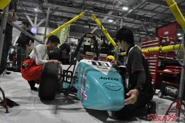 発火でEV走行キャンセル…日産自動車大学校の学生フォーミュラチームが下した決断
