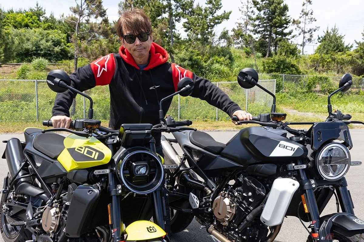 ハスクバーナ兄弟車を比較試乗!ヴィットピレン801とスヴァルトピレン801の走りの違い