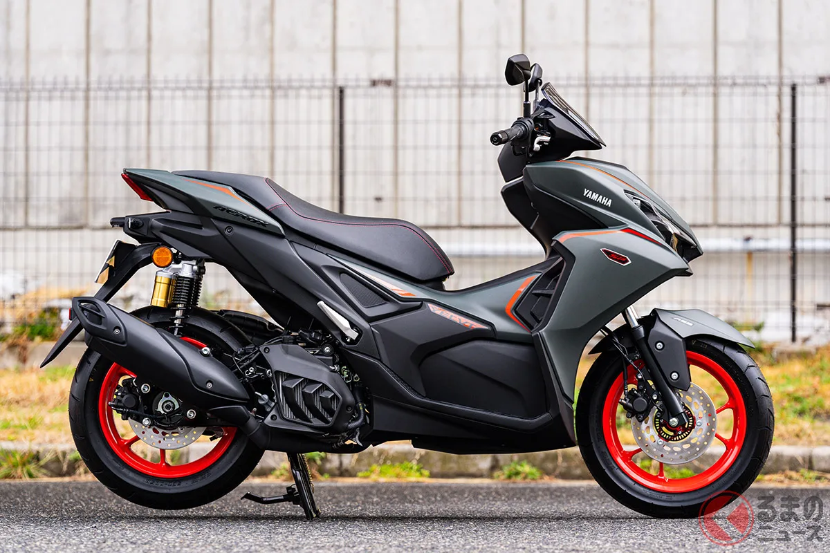 ヤマハ新型アエロックスが若者を熱くする!48万円のスポーツスクーター、初期ロット即完売