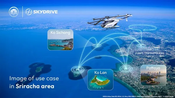 空飛ぶクルマSkyDrive、タイ進出加速！バンコク・エアウェイズとタッグで3都市の航路検証へ